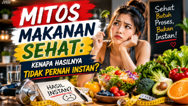 Mitos Makanan Sehat: Kenapa Hasilnya Tidak Pernah Instan?