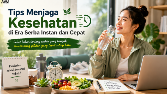 Tips Menjaga Kesehatan di Era Serba Instan dan Cepat