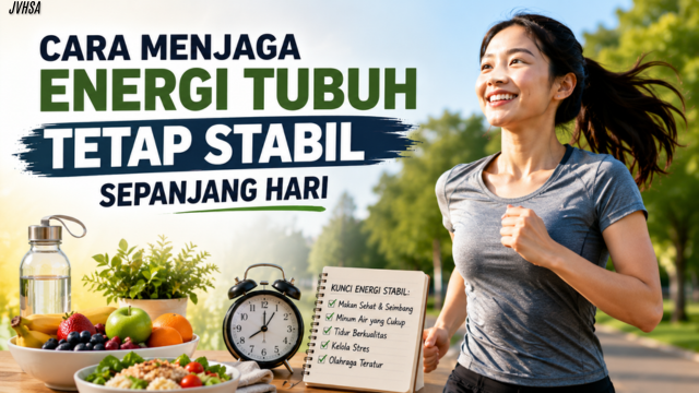 Cara Menjaga Energi Tubuh Tetap Stabil Sepanjang Hari