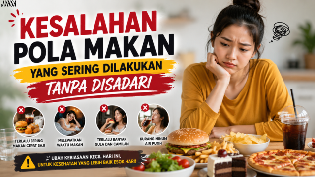 Kesalahan Pola Makan yang Sering Dilakukan Tanpa Disadari