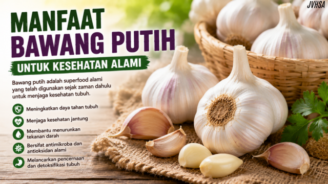 Manfaat Bawang Putih untuk Kesehatan Alami
