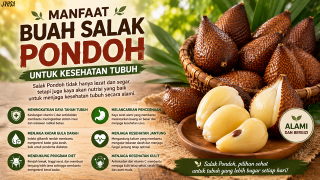 Manfaat Buah Salak Pondoh untuk Kesehatan Tubuh