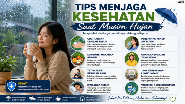 Tips Menjaga Kesehatan Saat Musim Hujan
