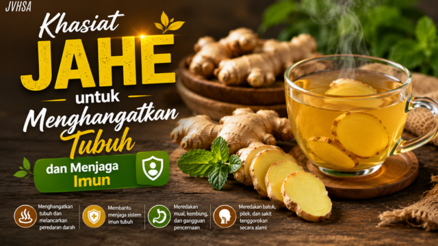 Khasiat Jahe untuk Menghangatkan Tubuh dan Menjaga Imun