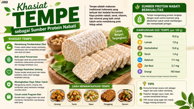 Khasiat Tempe sebagai Sumber Protein Nabati