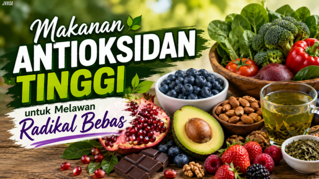 Makanan Antioksidan Tinggi untuk Melawan Radikal Bebas