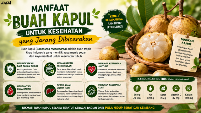 Manfaat Buah Kapul untuk Kesehatan yang Jarang Dibicarakan