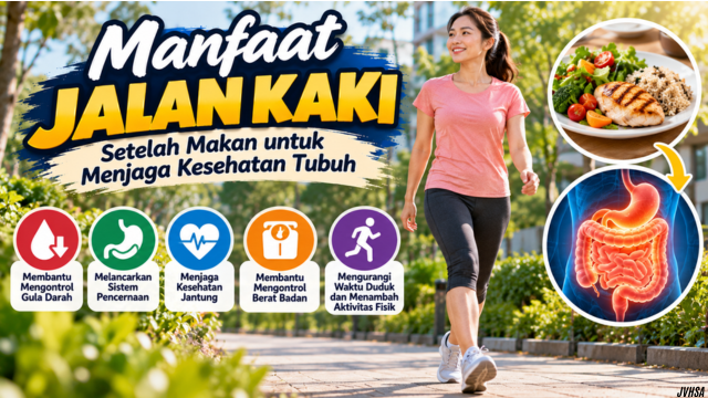 Manfaat Jalan Kaki Setelah Makan untuk Menjaga Kesehatan Tubuh