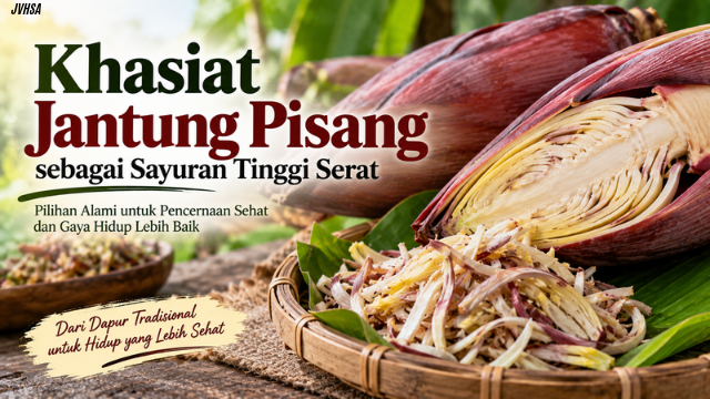 Khasiat Jantung Pisang sebagai Sayuran Tinggi Serat