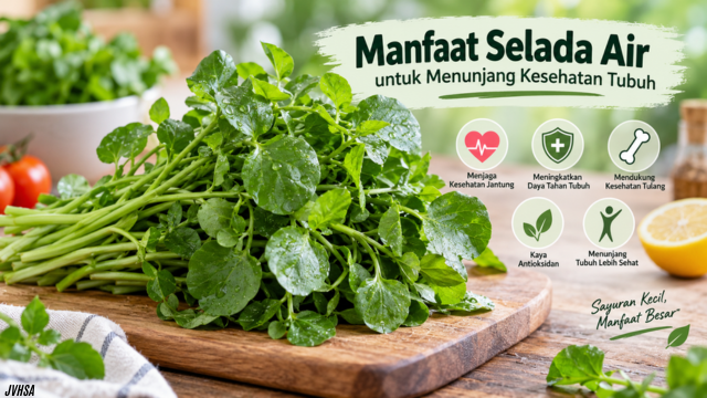 Manfaat Selada Air untuk Menunjang Kesehatan Tubuh