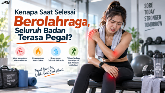 Kenapa Saat Selesai Berolahraga, Seluruh Badan Terasa Pegal?