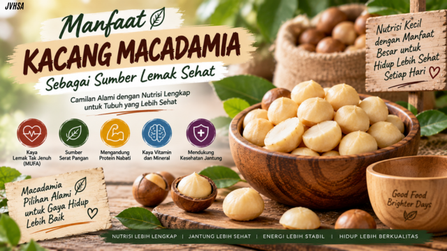 Manfaat Kacang Macadamia Sebagai Sumber Lemak Sehat