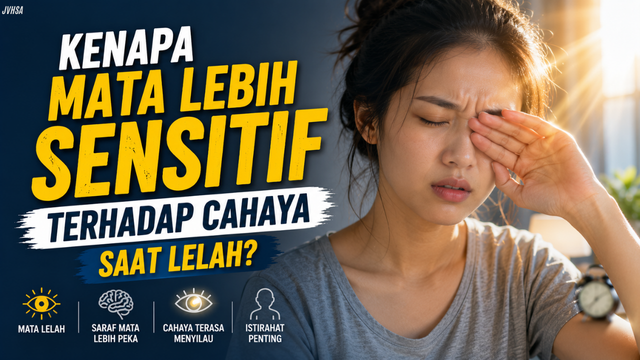 Kenapa Mata Lebih Sensitif Terhadap Cahaya Saat Lelah?