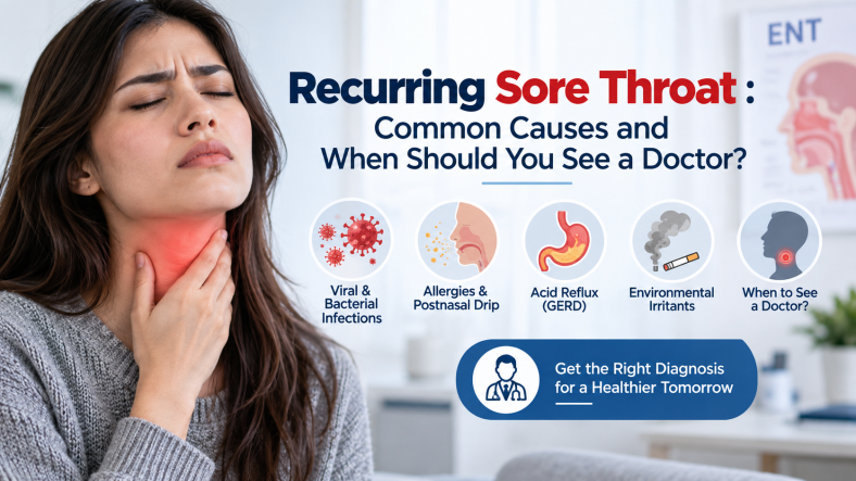 Recurring Sore Throat, from infections and allergies to acid reflux