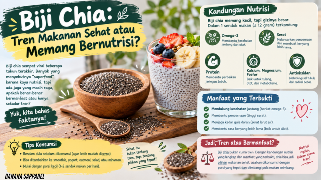 Biji Chia: Tren Makanan Sehat atau Memang Bernutrisi?